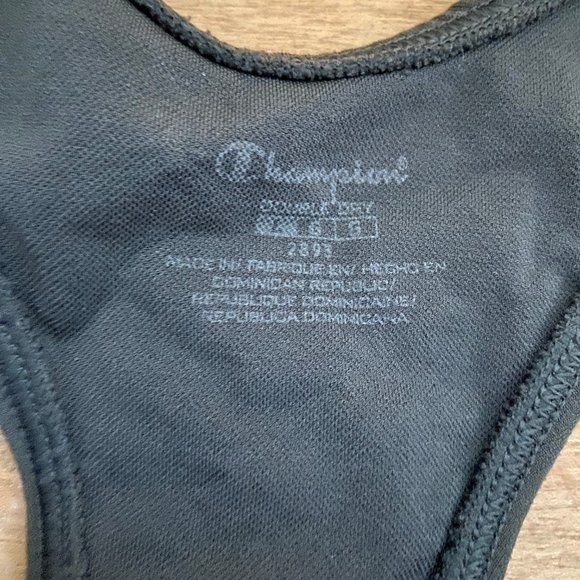 ($5 ADD-ON) Charcoal Gray Champion Sports Bra - Size: L - Picture 4 of 4